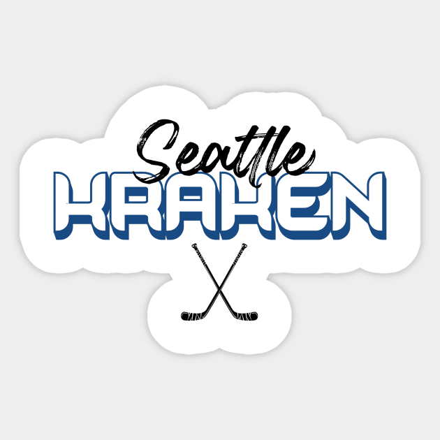 Kraken hockey Sticker by Cahya. Id